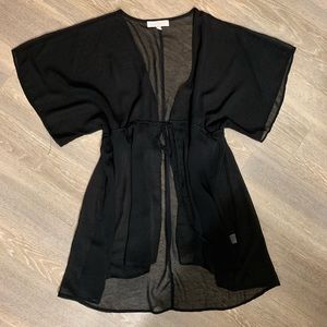 Francesca’s Sheer Black Coverup